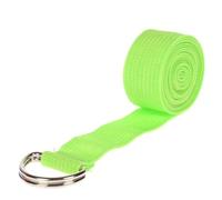 cinta yoga Banda elástica de yoga con anilla en D for ejercicios fitness, cuerda, cinturón resistencia for y modelado corporal(Green)