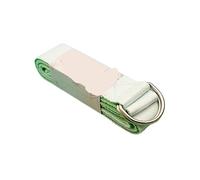 cinta yoga Correa de yoga algodón for ejercicios, ajustable, tejida, elástica, con hebilla en D, bandas estiramiento for fitness, cuerda pilates, 183 x 4 cm(Color1)