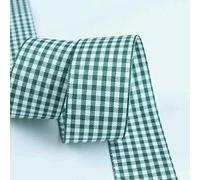 Cintas a cuadros de 5 yardas para bodas, Navidad, fiestas, regalos, manualidades, lazos para el cabello, tarjetas
