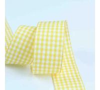 Cintas a cuadros de 5 yardas para bodas, Navidad, fiestas, regalos, manualidades, lazos para el cabello, tarjetas