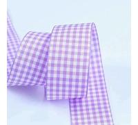 Cintas a cuadros de 5 yardas para bodas, Navidad, fiestas, regalos, manualidades, lazos para el cabello, tarjetas