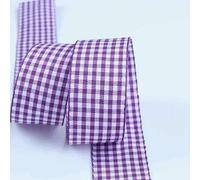 Cintas a cuadros de 5 yardas para bodas, Navidad, fiestas, regalos, manualidades, lazos para el cabello, tarjetas