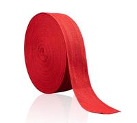 Cintas al Sesgo de Algodón 25 mm 45m Cintas Bies para Una Amplia Variedad de Tela y Banderines (Rojo)