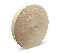 Cintas al Sesgo de Algodón Natural Blanco 25mm 50m Cintas Bies de espiga Cinta de Costura de Algodón Cinta de Sarga de Patrón Correas Anchas de Algodón para Coser Manualidades de Bricolaje Costura