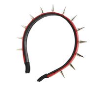 Cintas con tachuelas para mujer, diademas punk para mujer | Banda para el cabello Rock Roll | Elegante pinzas para el pelo con puntas, aro de pelo para mujer, diadema gótica Punk con puntas para