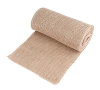 Cintas de Arpillera Rollo de Arpillera Cinta de Tela de para Artesanía Costura DIY Decoración de Navidad(150 mm)