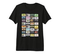 Cintas de Casete Mixtapes, Amante de la música Retro de los años 80 Camiseta Premium