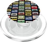 Cintas de Casete Mixtapes, Amante de la música Retro de los años 80 PopSockets PopGrip para MagSafe