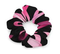 Cintas de concientización sobre el cáncer de mama para mujeres, coleteros rosas, gomas elásticas suaves para el cabello, cintas para el cabello, sujetador de coleta sin dolor, accesorios para rastas p