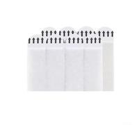 Cintas de doble cara para arte de pared, 12 pares, sin daños ni desorden detrás (16 x 70 mm, 12 pares)