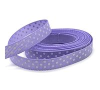 Cintas de embalaje de colores, cintas de decoració 5 yardas/lote 3/8 ''10mm cinta de grogrén con estampado de lunares lazo for el pelo fiesta Navidad decoración de boda tejido for costura DIY(Light pu