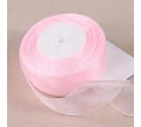 Cintas de embalaje de colores, cintas de decoració Cintas de Organza transparentes de color amarillo dorado, 12/15/20/25/40/50mm, manualidades DIY, tela, decoración de regalo for fiesta de cumpleaños,