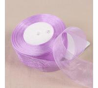 Cintas de embalaje de colores, cintas de decoració Cintas de Organza transparentes de color amarillo dorado, 12/15/20/25/40/50mm, manualidades DIY, tela, decoración de regalo for fiesta de cumpleaños,