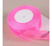 Cintas de embalaje de colores, cintas de decoració Cintas de Organza transparentes de color amarillo dorado, 12/15/20/25/40/50mm, manualidades DIY, tela, decoración de regalo for fiesta de cumpleaños,