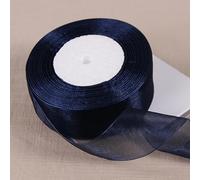 Cintas de embalaje de colores, cintas de decoració Cintas de Organza transparentes de color amarillo dorado, 12/15/20/25/40/50mm, manualidades DIY, tela, decoración de regalo for fiesta de cumpleaños,