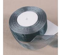 Cintas de embalaje de colores, cintas de decoració Cintas de Organza transparentes de color amarillo dorado, 12/15/20/25/40/50mm, manualidades DIY, tela, decoración de regalo for fiesta de cumpleaños,