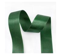 Cintas de nailon 10 metros, 20 a 50 mm, for cinturón, collar perro, correa mochila, cinta al bies, accesorios costura for bricolaje(RD001-GrassGreen,50mm)