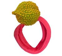 Cintas de pelo realistas con temática de frutas, de alta elasticidad, de resina, para el pelo, suaves para mujer, peinados