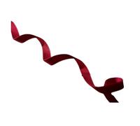 Cintas de terciopelo no elásticas una sola cara 3 yardas for lazos, regalos, embalajes, costura manual y decoración para Manualidades, Envoltura de Regalos(1cm red)