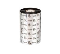 Cintas de transferencia térmica, Zebra, 1600, cera, 60 mm, 450 m, Salida, Negro