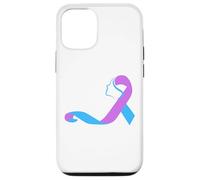 Cintas del Mes de la prevención de la concienciación de la Cinta de sobreviviente del Suicidio Carcasa para iPhone 12/12 Pro