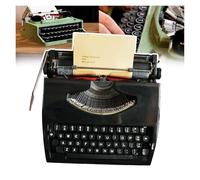 Cintas for máquinas de escribir tradicionales,Máquina de escribir manual clásica,No requiere fuente de alimentación,Fácil de transportar,para notas,cartas, escritura,escritores literarios(Black)