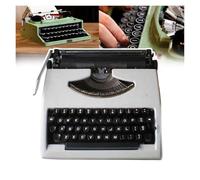 Cintas for máquinas de escribir tradicionales,Máquina de escribir manual clásica,No requiere fuente de alimentación,Fácil de transportar,para notas,cartas, escritura,escritores literarios(White)