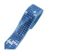 Cintas metalizadas brillantes, Ajuste del cordón de la lentejuela 2 yardas 25m m tela costura cinta las lentejuelas for los artes(Color 6)