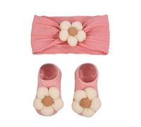Cintas para el cabello para niñas - Lindas cintas antideslizantes para el cabello | Juego de diadema y calcetines de algodón,Para niñas Paseo Sesión de fotos Fiesta de bautizo Día de fiesta Hogar Al