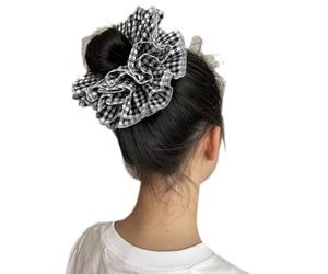 Cintas para el pelo de gran tamaño, de alta elasticidad, con encaje en capas