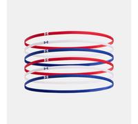 Cintas para el pelo Under Armour Mini Elastic para mujer - Paquete de 6 Rojo / Blanco Talla única