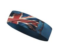 Cintas para el Sudor con Banderas pintadas, Diademas Deportivas para Hombres y Mujeres, Cintas para el Sudor Que absorben el Sudor, Ideales para Hacer Ejercicio, Tenis, Baloncesto y Correr.