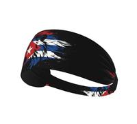 Cintas para el Sudor con diseño de león y Bandera de Cuba, Transpirables y Antideslizantes, Ideales para Mujeres y Hombres.