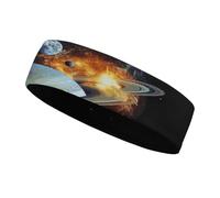 Cintas para el Sudor Planet Jupiter, Diadema Deportiva para Hombres y Mujeres, Cintas para el Sudor Que absorben el Sudor, Ideales para Entrenar, Hacer Ejercicio, Tenis, Baloncesto y Correr.