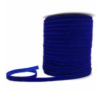 Cintas para envolver regalos, Cinta de tela terciopelo, adorno multicolor, 6-38 mm, 3-5 yardas, manualidades, corona, boda(MediumBlue,6mm x 5yards)