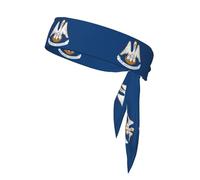 Cintas para la Cabeza Deportivas con Estampado de la Bandera del Estado de Luisiana para Correr, Tenis, Gimnasio y Actividades al Aire Libre (Unisex).