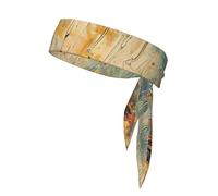 Cintas para la Cabeza Deportivas con Estampado de música Dance with Music para Correr, Tenis, Gimnasio y Actividades al Aire Libre (Unisex).