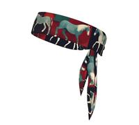 Cintas para la Cabeza Deportivas con Estampado de Varios Tipos de Caballos, Unisex, para Correr, Tenis, Gimnasio y Actividades al Aire Libre.