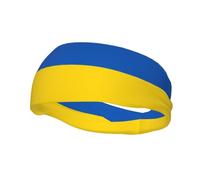 Cintas para la Cabeza Deportivas con la Bandera de Ucrania para Mujeres y Hombres, Transpirables, Ideales para Correr, Yoga, Ciclismo, fútbol y Tenis.