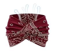 Cintas para Mujer Boho Anchas | Cintas para Yoga Estampadas,Diadema con Nudo para Entusiastas de Uso Casual en Bodas, Festivales de Música y Eventos al Aire Libre