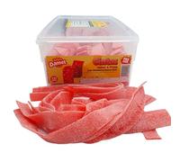 Cintas Pica Pica Fresa Damel - Bandeja 210 Unidades - Lenguas Pica Fresa - Cintas Acidas Fresa