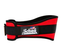 Cintur n de entrenamiento de nailon Schiek de 6"" (15 cm). Talla: XL. Color: Rojo.