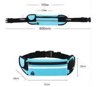 Cintur?n de running para mujer y hombre, impermeable, ri?onera deportiva, cintur?n de running ajustable, dinero, pasaporte, tel?fono m?vil para monta?