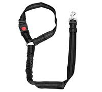 Cintur¨®n de Seguridad Reflectante para Reposacabezas de Auto, Nylon Negro, para Mascotas y Perros
