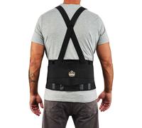 Cintur n de soporte lumbar Ergodyne ProFlex 1400UN, 22 cm, licra, talla universal, cintura de 71 a 117 cm, color negro