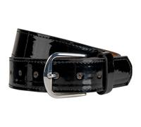 Cintur?n deportivo de charol Champro negro para adultos, talla mediana