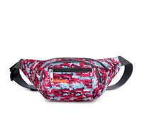 Cintura Bum Bag,Cintura Holográfica,4 Bolsas Ajustables para Correr,Caminar,Pasear Perros y Viajar al Aire Libre (E)