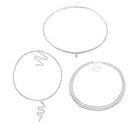 Cintura Cadena, RosyFate 3 piezas cadena de cintura para mujer, Rhinestone Cintura Cadena, Cadena de cuerpo, Cadena de Vientre, Bikini Accesorios para el cuerpo Joyería para mujeres y niñas (DZ)