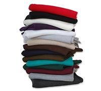 Cintura del puño de la tela de punto acanalado,material elástico de punto acanalado grueso 2x2.Ribetes tejidos,Ribete de borde,Suéter.Cortar y coser,100 cm de ancho. Charcoal,1 Mts Rib Fabric