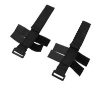 Cintura fija de vajilla de 2 piezas, correa de soporte de utensilios ajustables de nylon correa de manguito universal utensilios adaptativos para ancianos o individuos con agarre